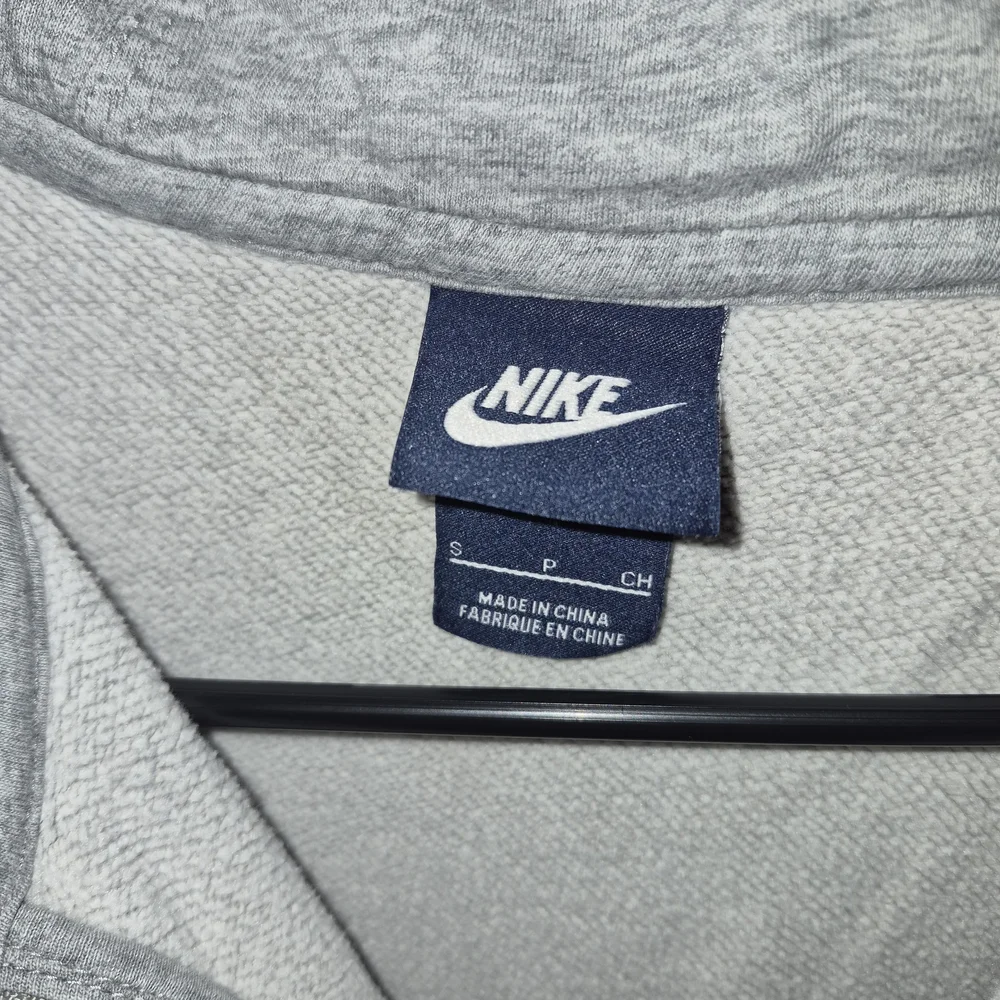 Nike Girl's Light Gray Full-Zip Hoodie - Picture 3 of 4